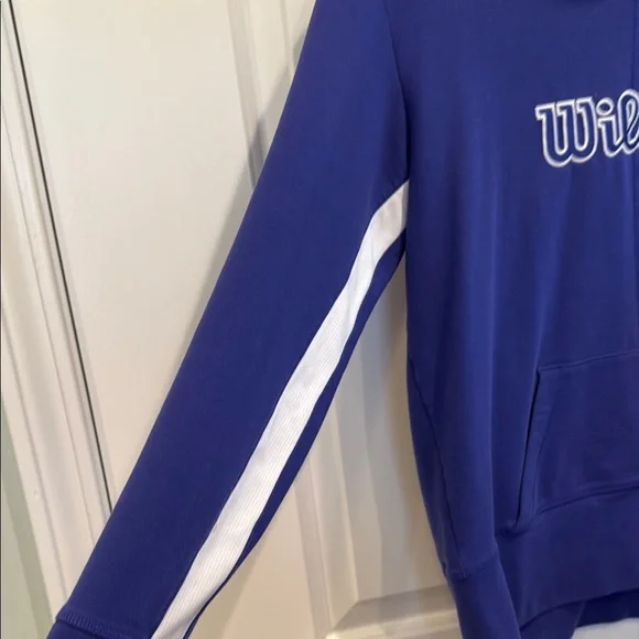 Women’s Wilson Size Large Hoodie Purple with White Accents - Picture 5 of 5